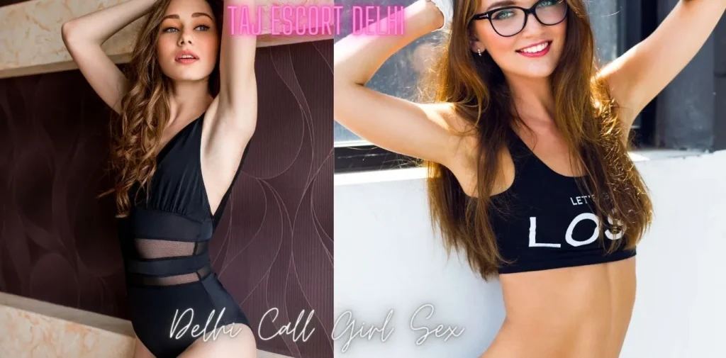 2 girls is wearing a black dress. And is promoting escort service in Delhi